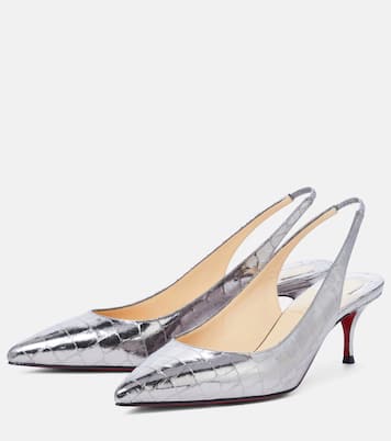 Escarpins Kate 55 en cuir embossé | Christian Louboutin