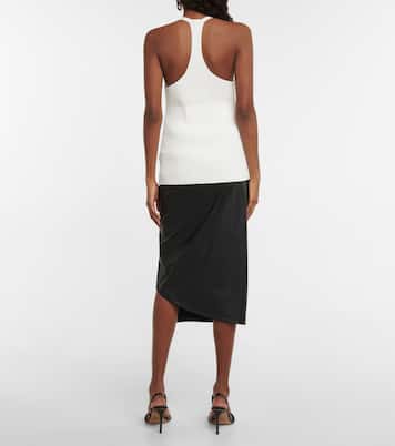 Top aus Rippstrick | Helmut Lang