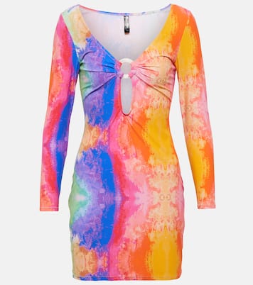Duke printed cutout minidress | Reina Olga