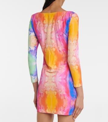 Duke printed cutout minidress | Reina Olga
