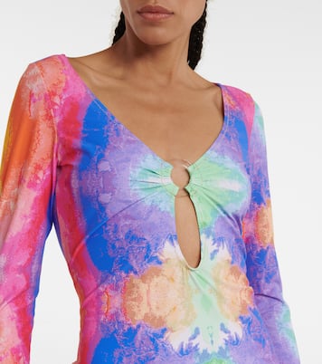 Duke printed cutout minidress | Reina Olga