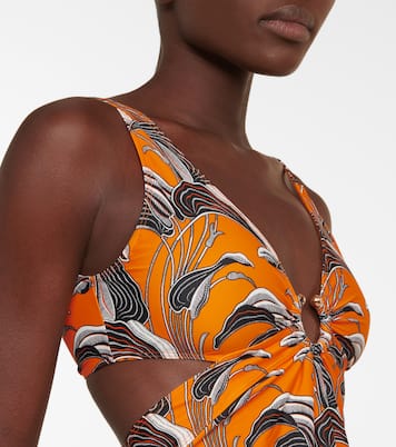 Bañador floral con abertura | Rabanne