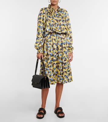 Long-sleeved floral dress | Plan C