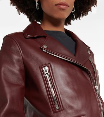 Leather biker jacket | Acne Studios