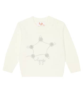 Baby - Pullover in lana con ricami | Il Gufo