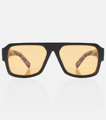 Flat-top aviator sunglasses | Prada