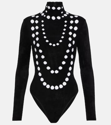 Body en jacquard de velours | Alaïa