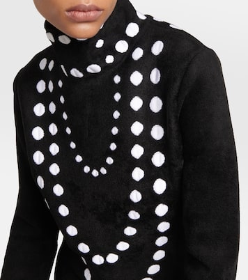 Body en jacquard de velours | Alaïa