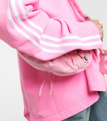 x Adidas logo cotton hoodie | Balenciaga
