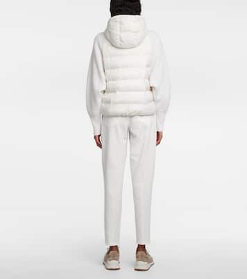 Chaqueta acolchada en mezcla de cachemir | Brunello Cucinelli