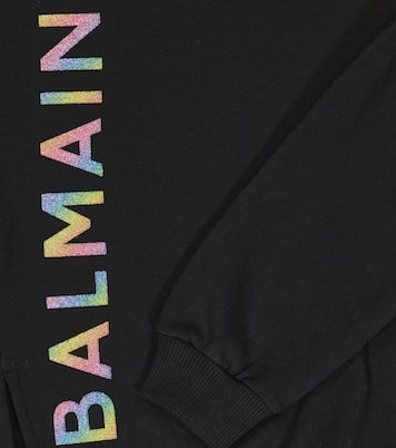 Sudadera de algodón con logo | Balmain Kids