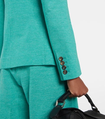 Blazer Zirlo en coton et lin | Max Mara