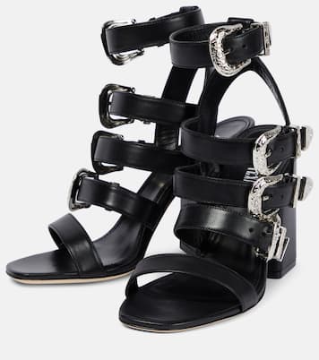Tessa buckle leather sandals | Paris Texas