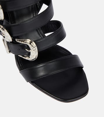 Tessa buckle leather sandals | Paris Texas