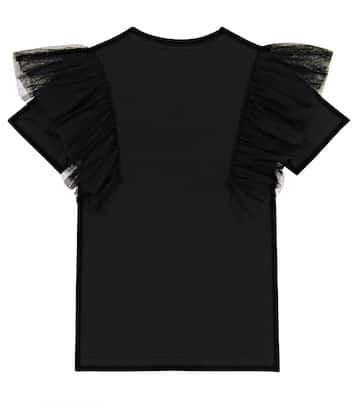 Kleid aus Baumwoll-Jersey | Balmain Kids