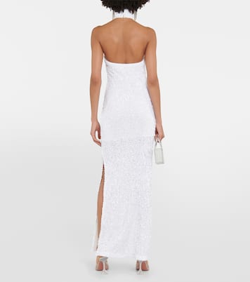 Bridal Kasia sequined maxi dress | Rotate