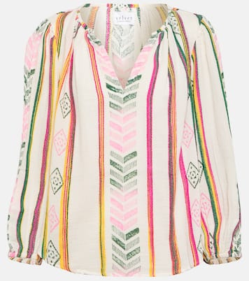 Top Beth en jacquard de coton | Velvet