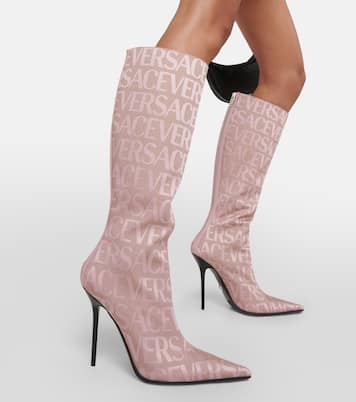 Botas altas Versace Allover | Versace