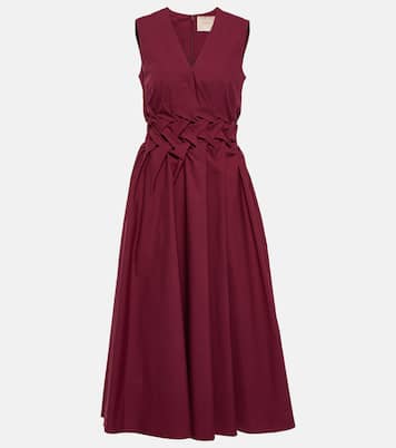 Eifal cotton poplin midi dress | Roksanda