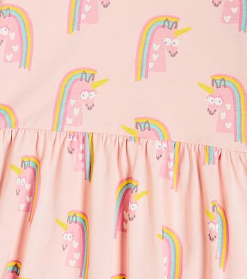 Abito in jersey di cotone con stampa | Stella McCartney Kids