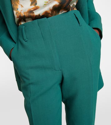 Pantaloni regular a vita alta in lana | Dries Van Noten