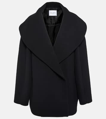 Abrigo Cocoon envolvente de lana virgen | Alaïa