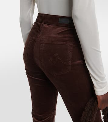 Pantaloni flared Farrah in velluto | AG Jeans
