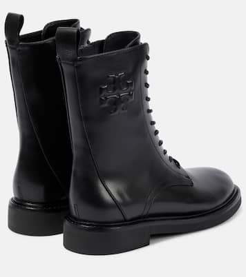 Leather combat boots | Tory Burch