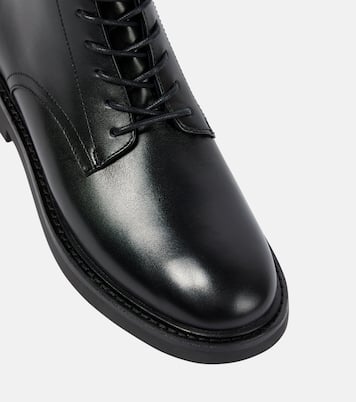 Leather combat boots | Tory Burch
