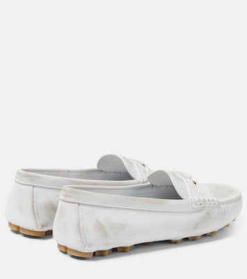 Mokassins aus Veloursleder | Miu Miu
