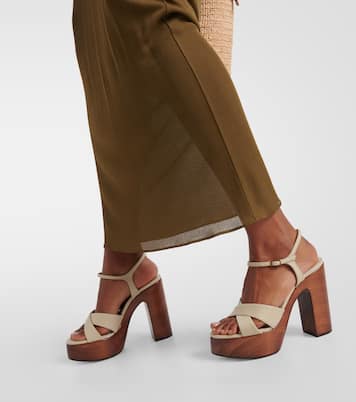Bianca 125 platform sandals | Saint Laurent