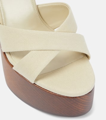 Bianca 125 platform sandals | Saint Laurent