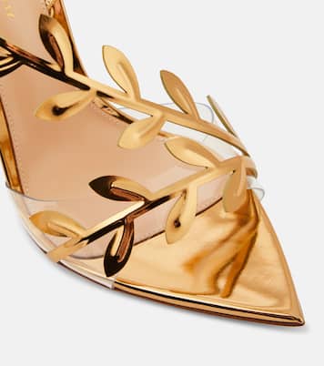 Salones Flavia de piel metalizada | Gianvito Rossi