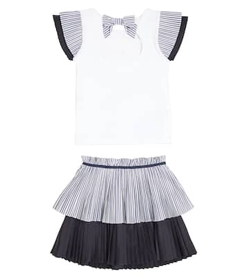 Striped top and skirt set | Patachou