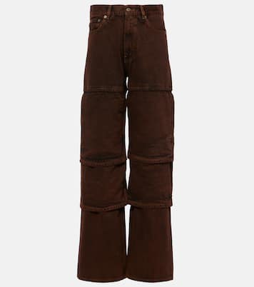 Jeans anchos de tiro alto a capas | Y/Project