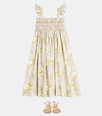 Bedrucktes Kleid Frances aus Baumwolle | Bonpoint