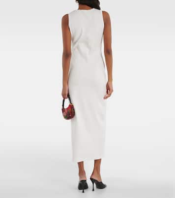 Abito midi in cotone con crochet | Magda Butrym