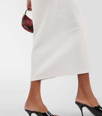 Abito midi in cotone con crochet | Magda Butrym