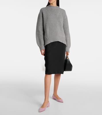 Ballerinas Gianvito Flat aus Veloursleder | Gianvito Rossi