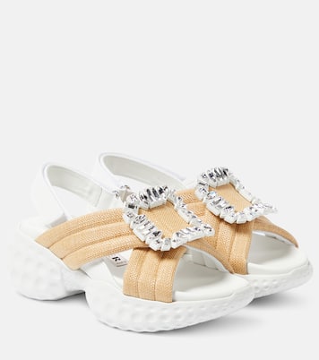 Viv' Run Light Strass Buckle sandals | Roger Vivier