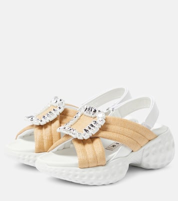 Viv' Run Light Strass Buckle sandals | Roger Vivier