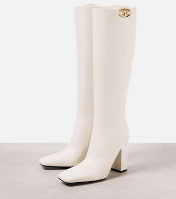 Botas altas VLogo The Bold Edition 100 de piel | Valentino Garavani