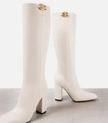 Botas altas VLogo The Bold Edition 100 de piel | Valentino Garavani