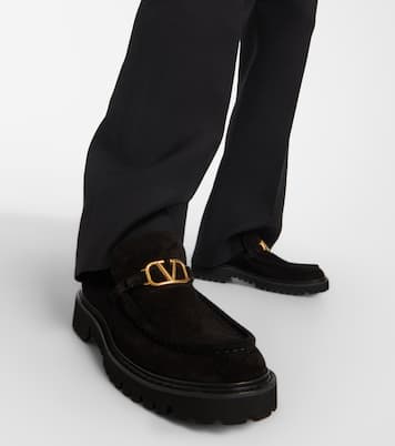 Bottines VLogo Signature en daim | Valentino Garavani