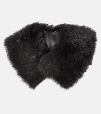 Collo in shearling con pelle | Toteme