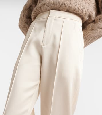 High-rise tapered pants | Brunello Cucinelli