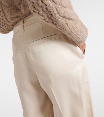 High-rise tapered pants | Brunello Cucinelli