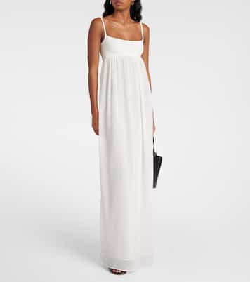 Maxikleid Peplo aus Jersey und Musselin | Jacquemus