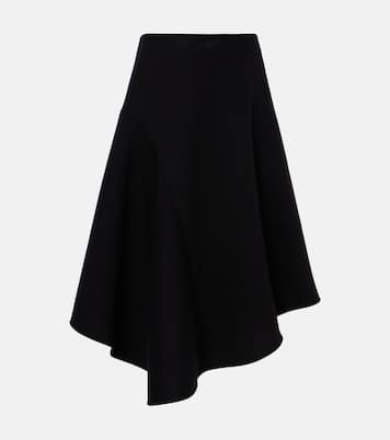 Falda midi asimétrica plisada | Plan C