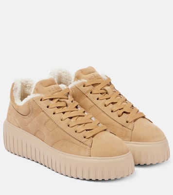 Baskets H-Stripes en daim | Hogan